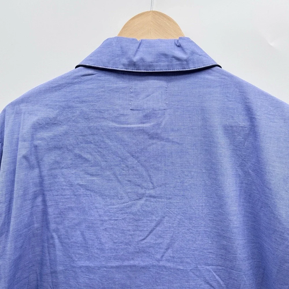 P'Jimmies by Alex Mill Sleep Shirt in Solid Blue Men's size Medium